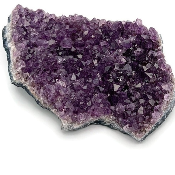 Amethyst Quartz Crystal Flat Cluster Raw Purple Meditation Decor - Picture 7 of 10